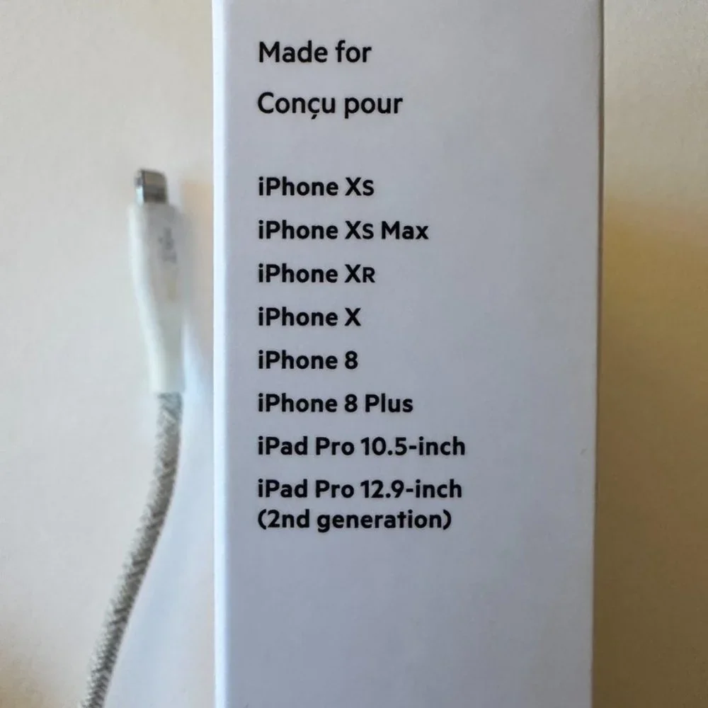 Belkin 10' Boost Charge Lightening to USB-A Cable & Strap